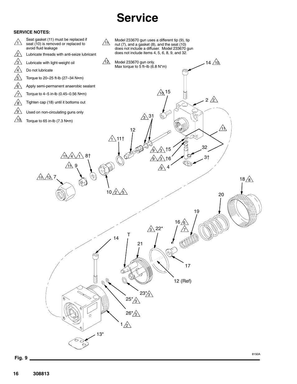 Service | Graco Inc. 233670 User Manual | Page 16 / 32