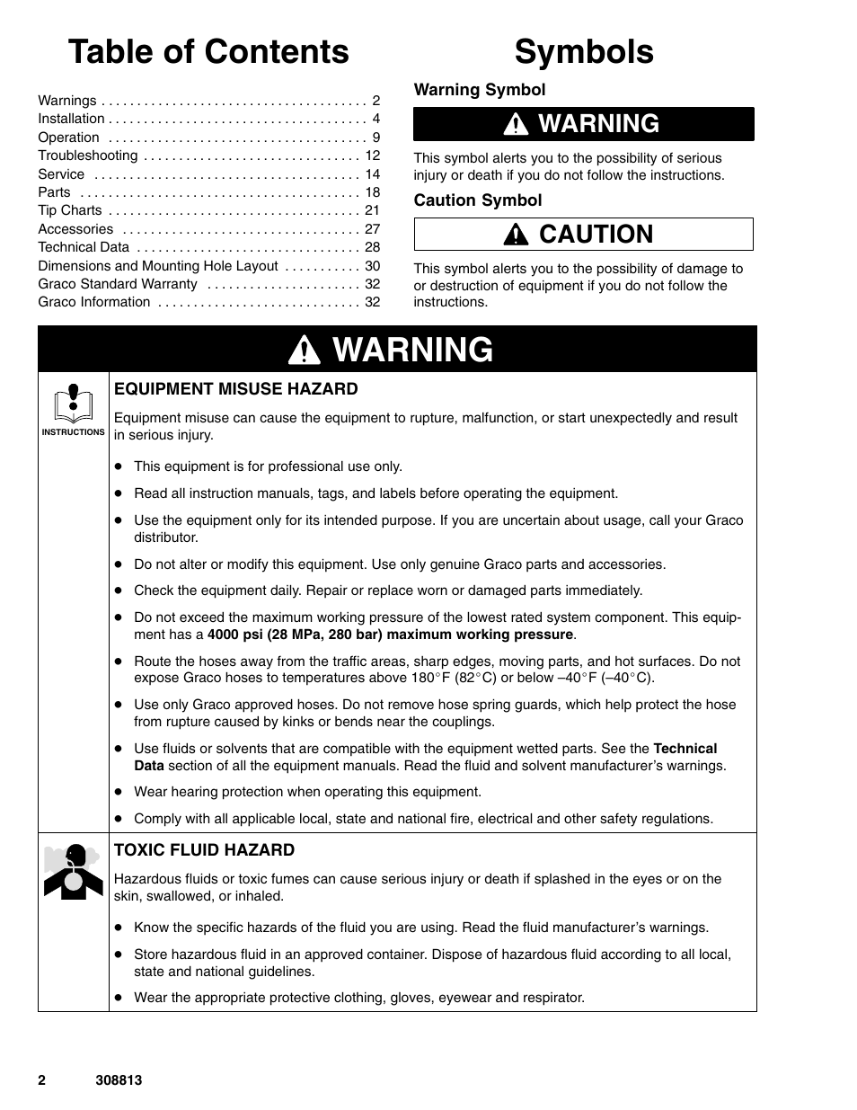 Graco Inc. 233670 User Manual | Page 2 / 32
