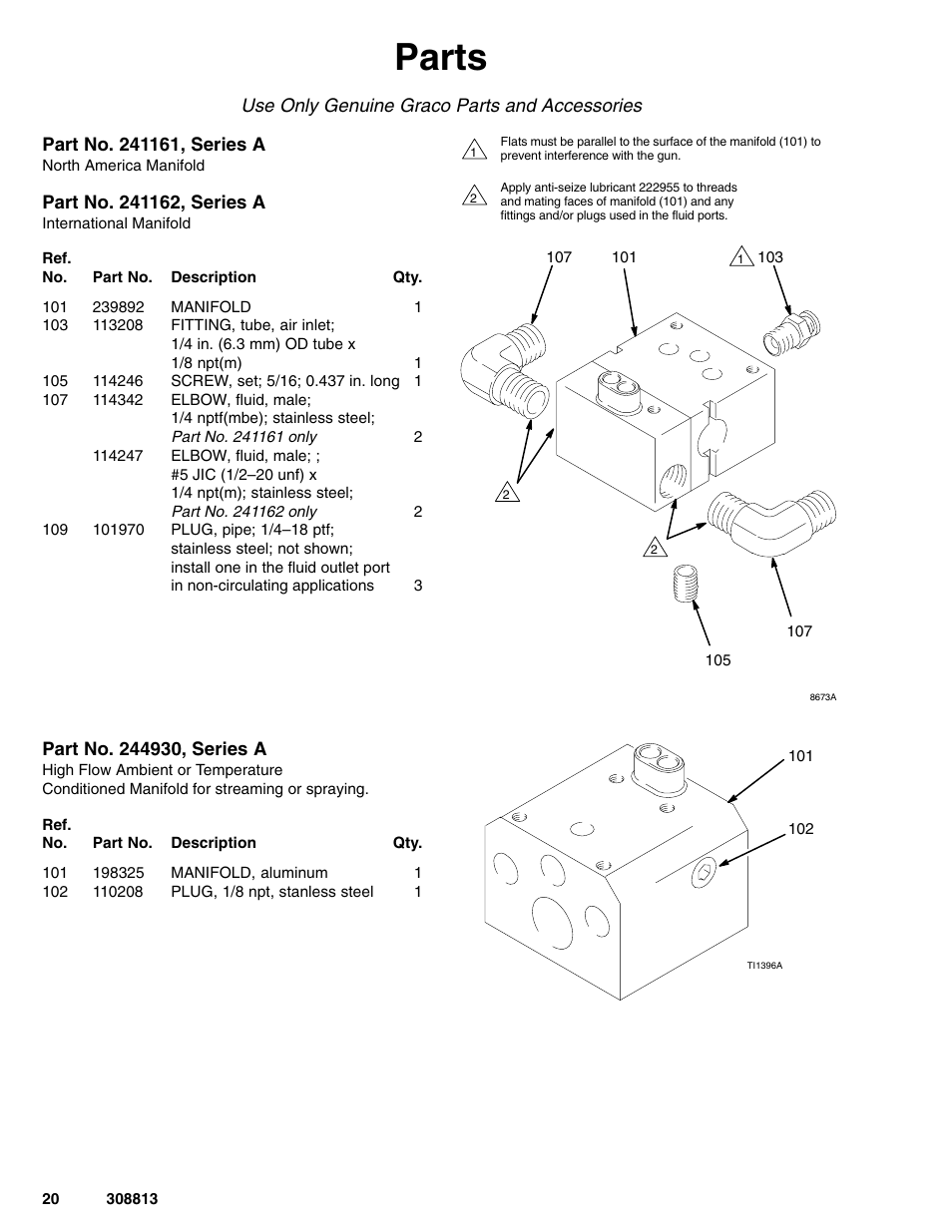 Parts | Graco Inc. 233670 User Manual | Page 20 / 32