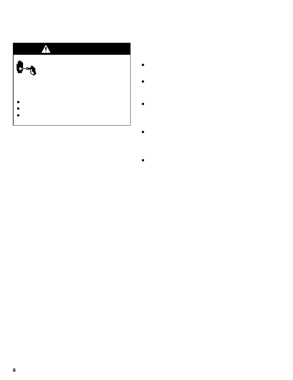 Operation, Warning | Graco Inc. 308287 User Manual | Page 6 / 16