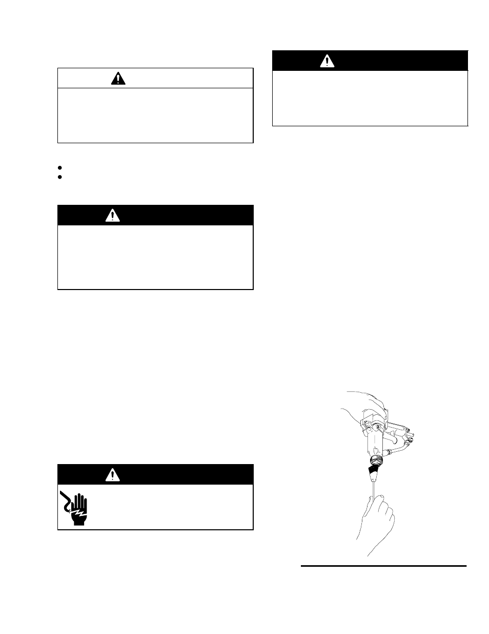 Maintenance, Caution, Warning | Graco Inc. 222300 User Manual | Page 15 / 40