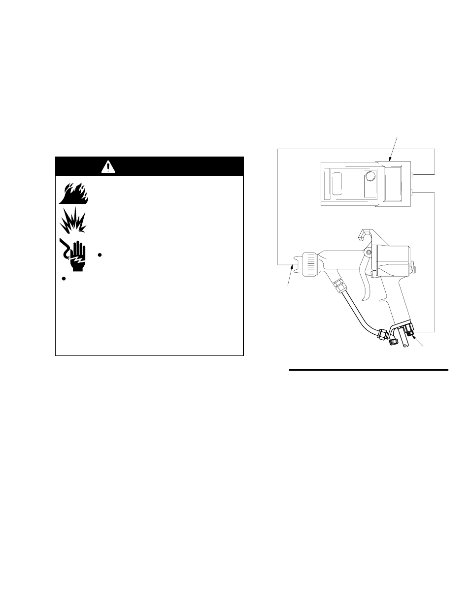 Electrical tests, Warning | Graco Inc. 222300 User Manual | Page 19 / 40