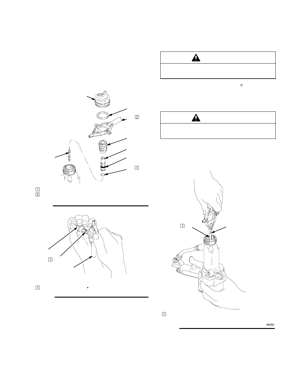 Service, Caution | Graco Inc. 222300 User Manual | Page 23 / 40