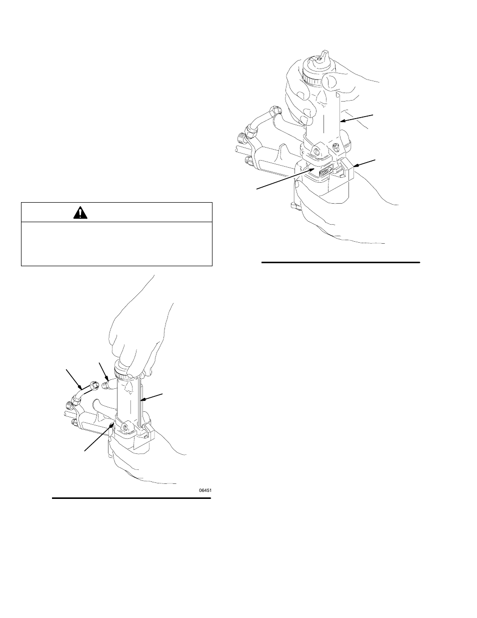 Service, Caution | Graco Inc. 222300 User Manual | Page 24 / 40