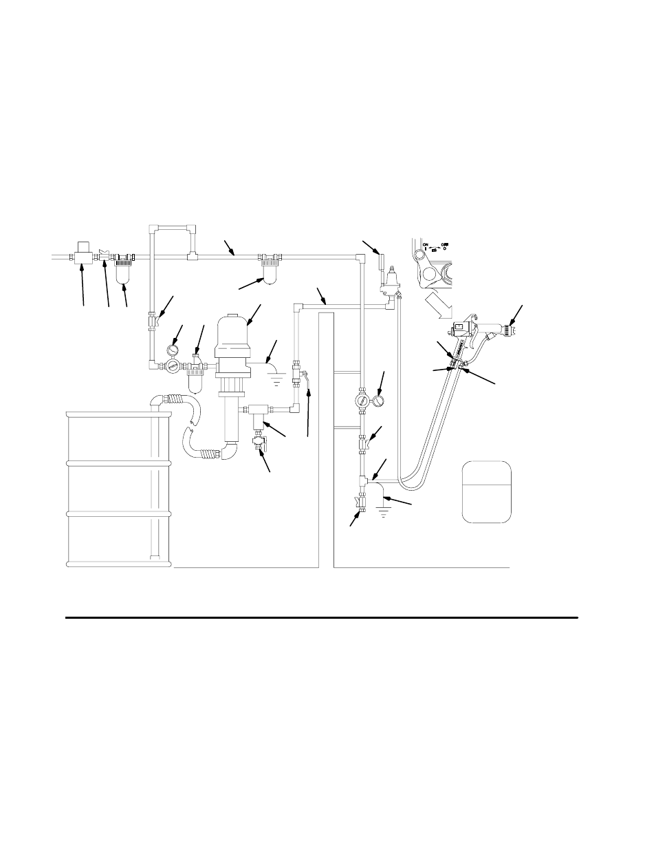 Installation, Non-hazardous area hazardous area | Graco Inc. 222300 User Manual | Page 6 / 40