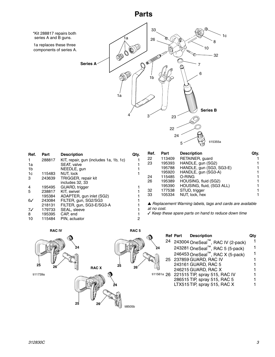 Parts | Graco Inc. 243012 User Manual | Page 3 / 4