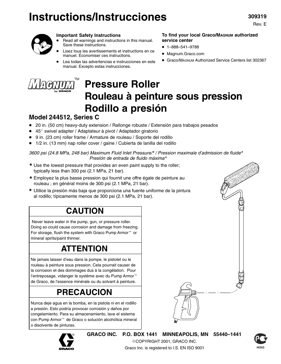 Graco Inc. 309319 User Manual | 8 pages
