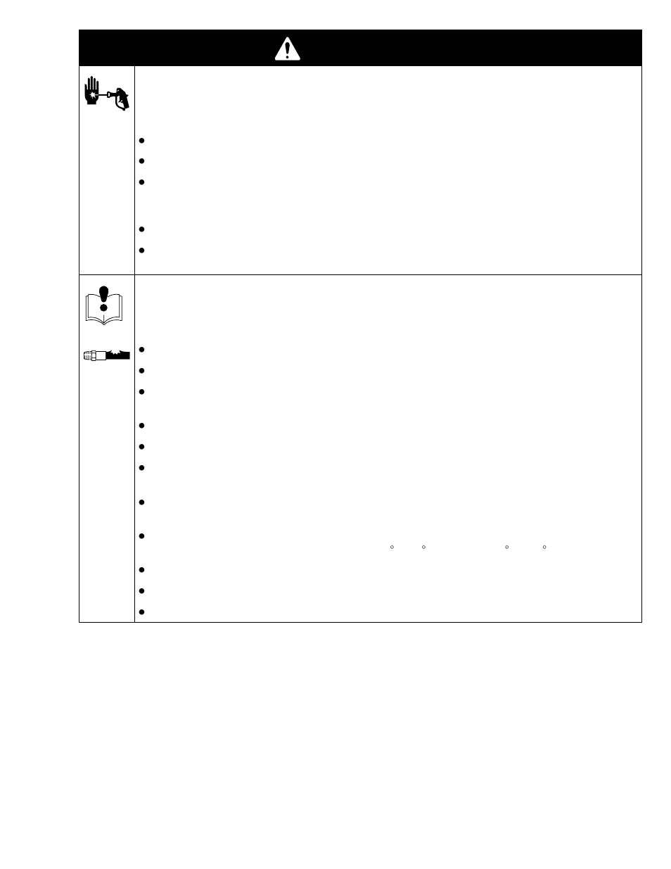 Warning | Graco Inc. 222625 User Manual | Page 5 / 44