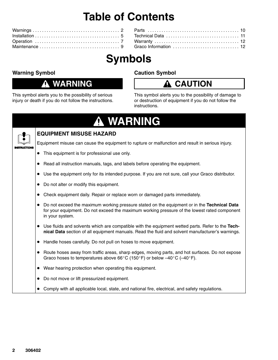 Graco Inc. 225886 User Manual | Page 2 / 12