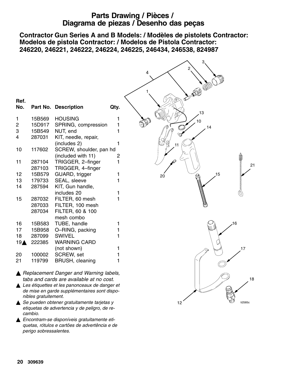 Graco Inc. 246230 User Manual | Page 20 / 24