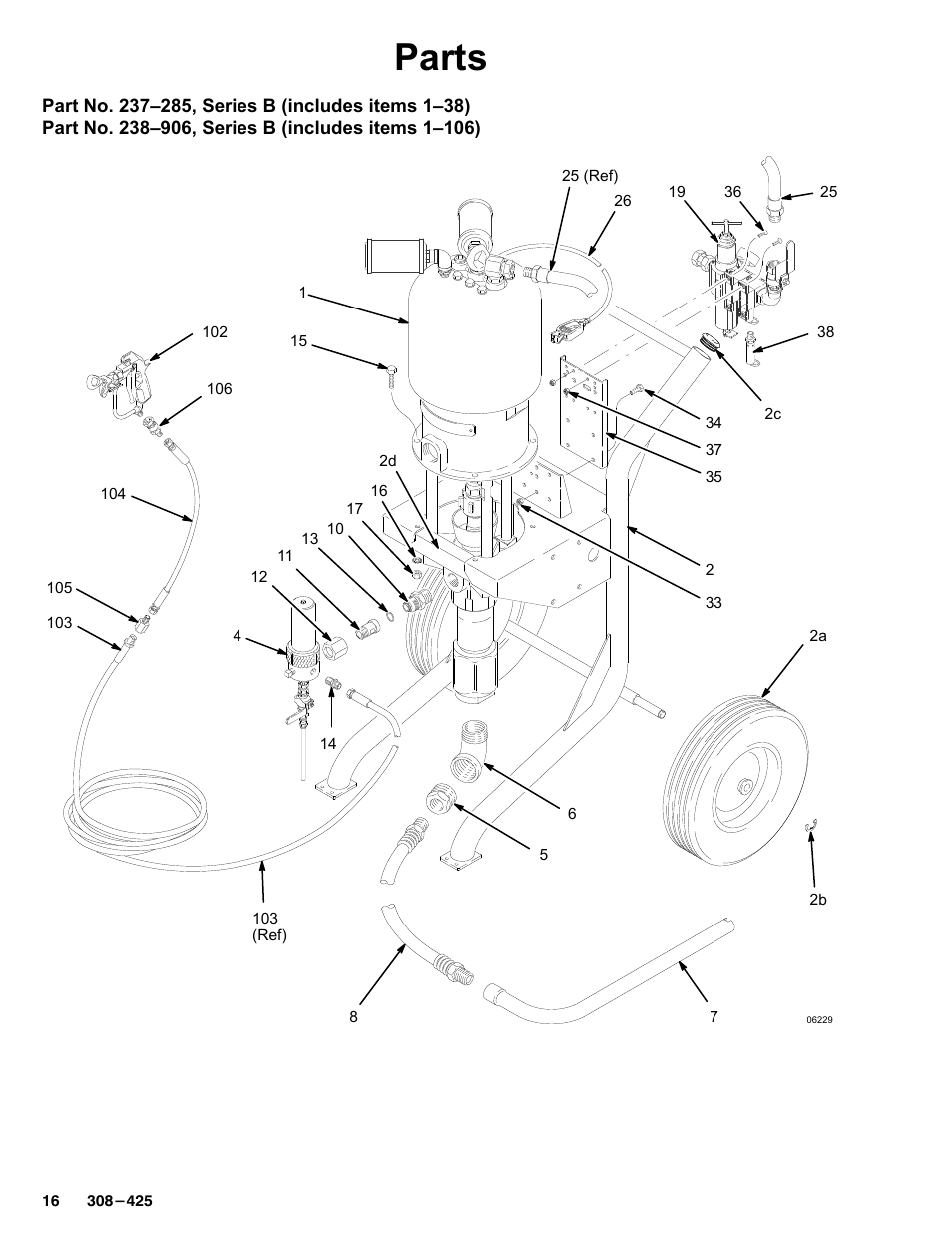 Parts | Graco Inc. 237-296 User Manual | Page 16 / 20