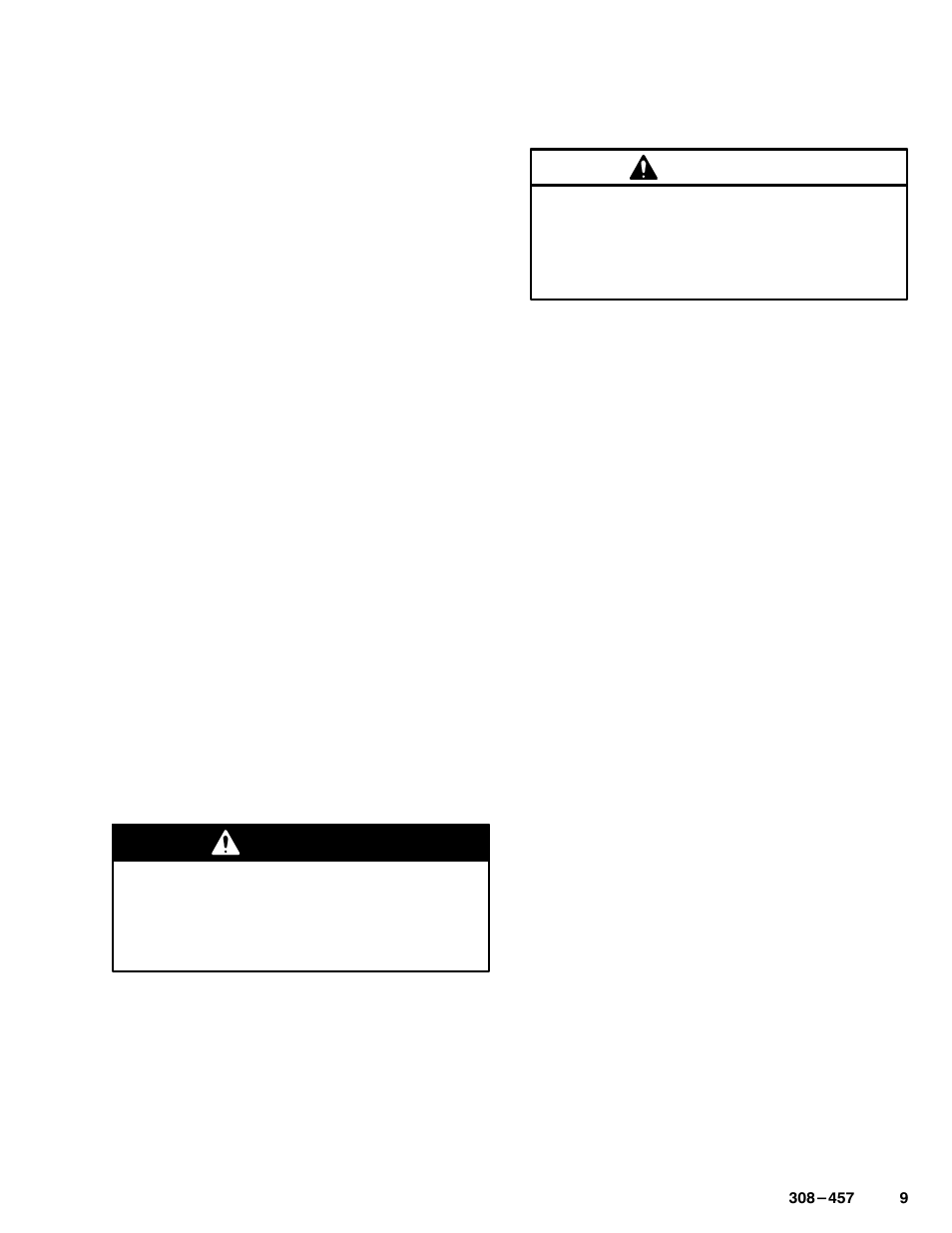 Operation, Warning, Caution | Graco Inc. 237-418 User Manual | Page 9 / 16