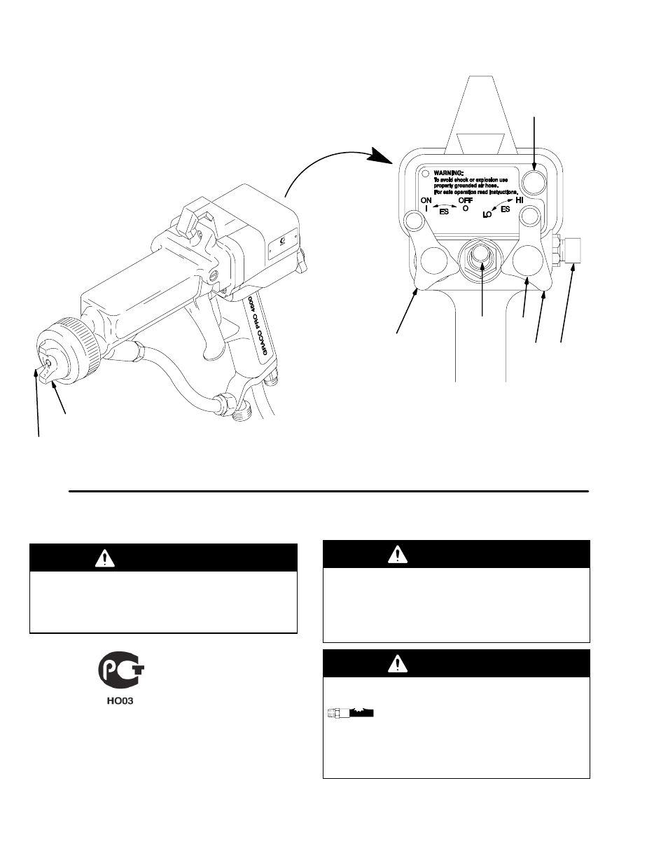 Operation, Warning | Graco Inc. 224200 User Manual | Page 12 / 40