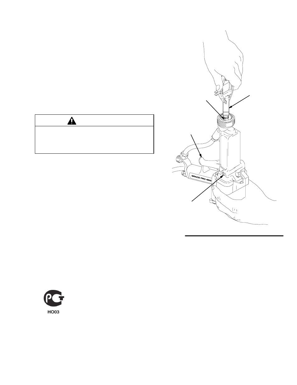 Service, Caution | Graco Inc. 224200 User Manual | Page 25 / 40