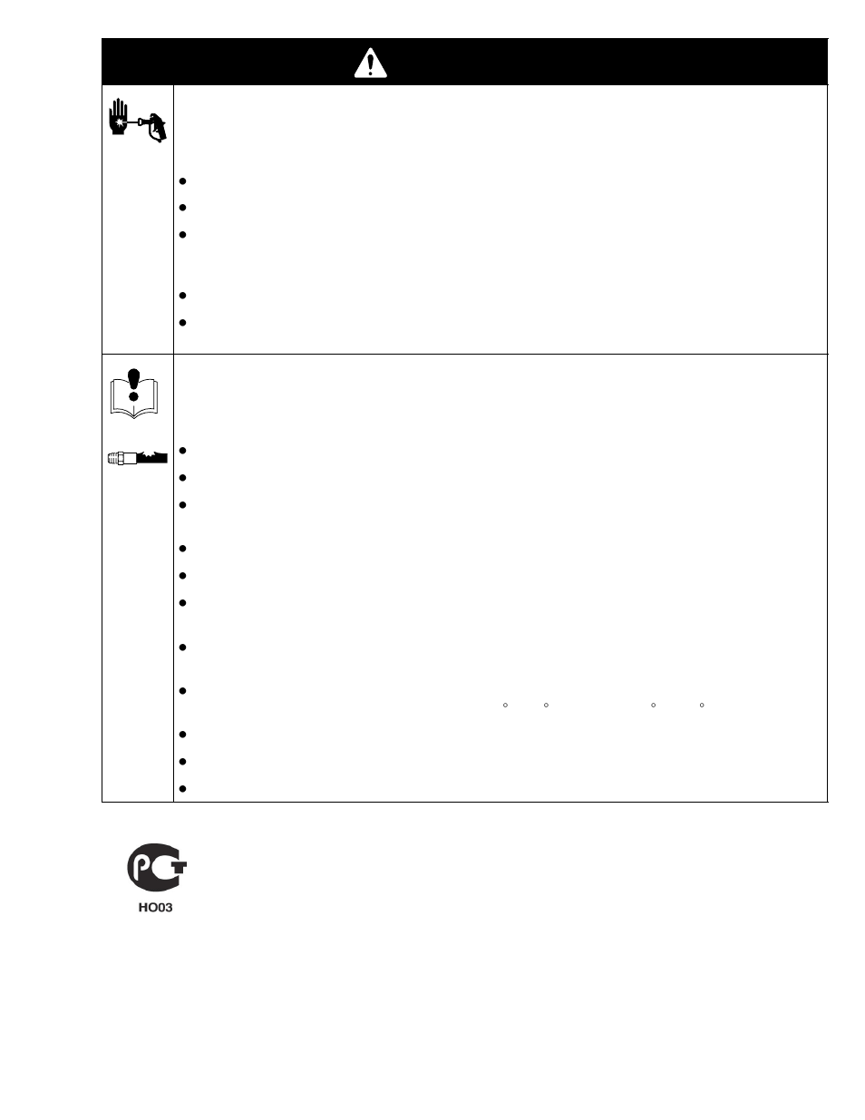 Warning | Graco Inc. 224200 User Manual | Page 5 / 40