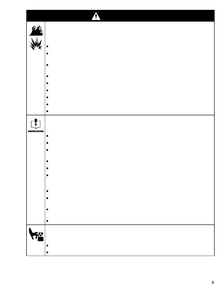 Warning | Graco Inc. 236-066 User Manual | Page 3 / 12