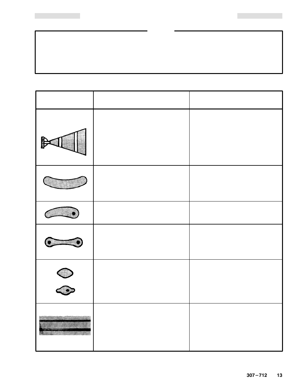 Spray pattern troubleshooting chart | Graco Inc. 218-745 User Manual | Page 13 / 32