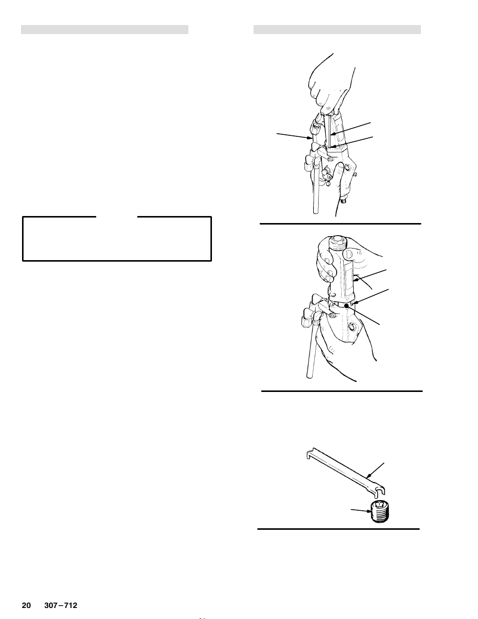 Service, Barrel removal, Fluid needle packing replacement | Graco Inc. 218-745 User Manual | Page 20 / 32