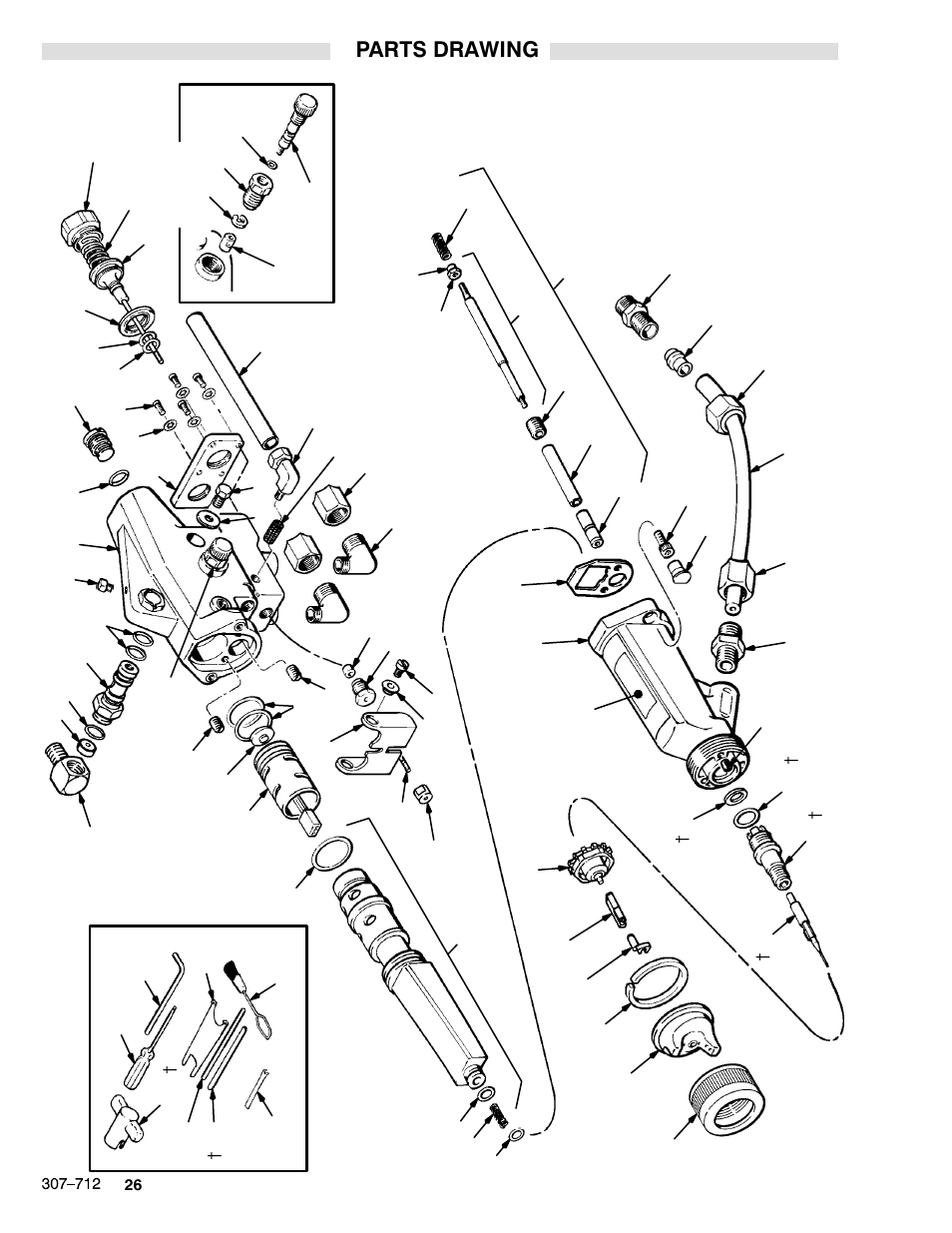 Parts drawing | Graco Inc. 218-745 User Manual | Page 26 / 32