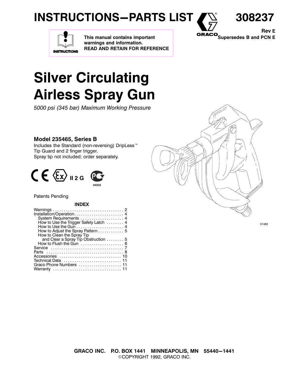 Graco Inc. 235465 User Manual | 12 pages