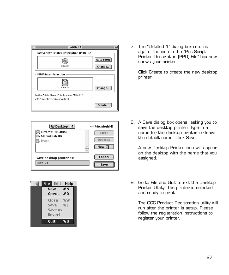 GCC Printers 21 Series User Manual | Page 30 / 95