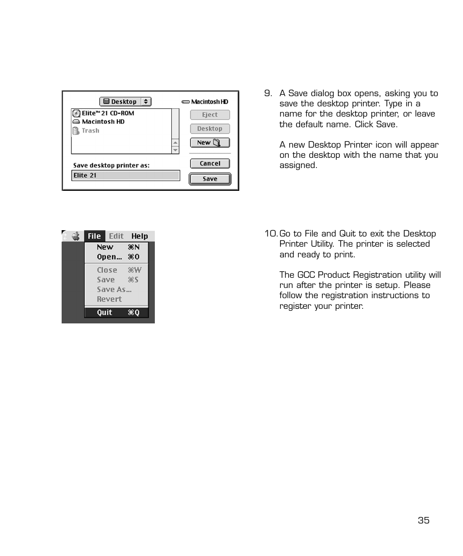 GCC Printers 21 Series User Manual | Page 38 / 95