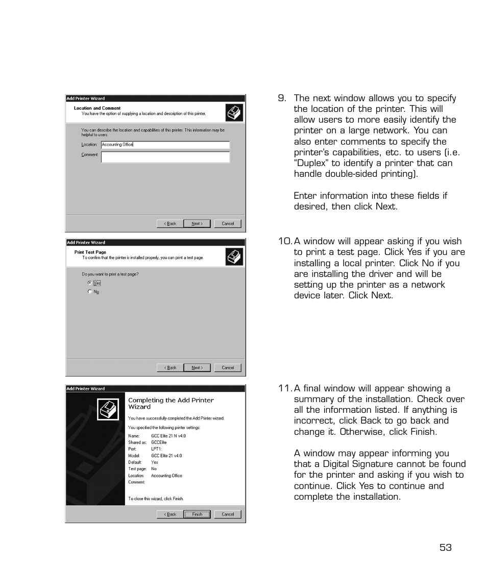 GCC Printers 21 Series User Manual | Page 56 / 95