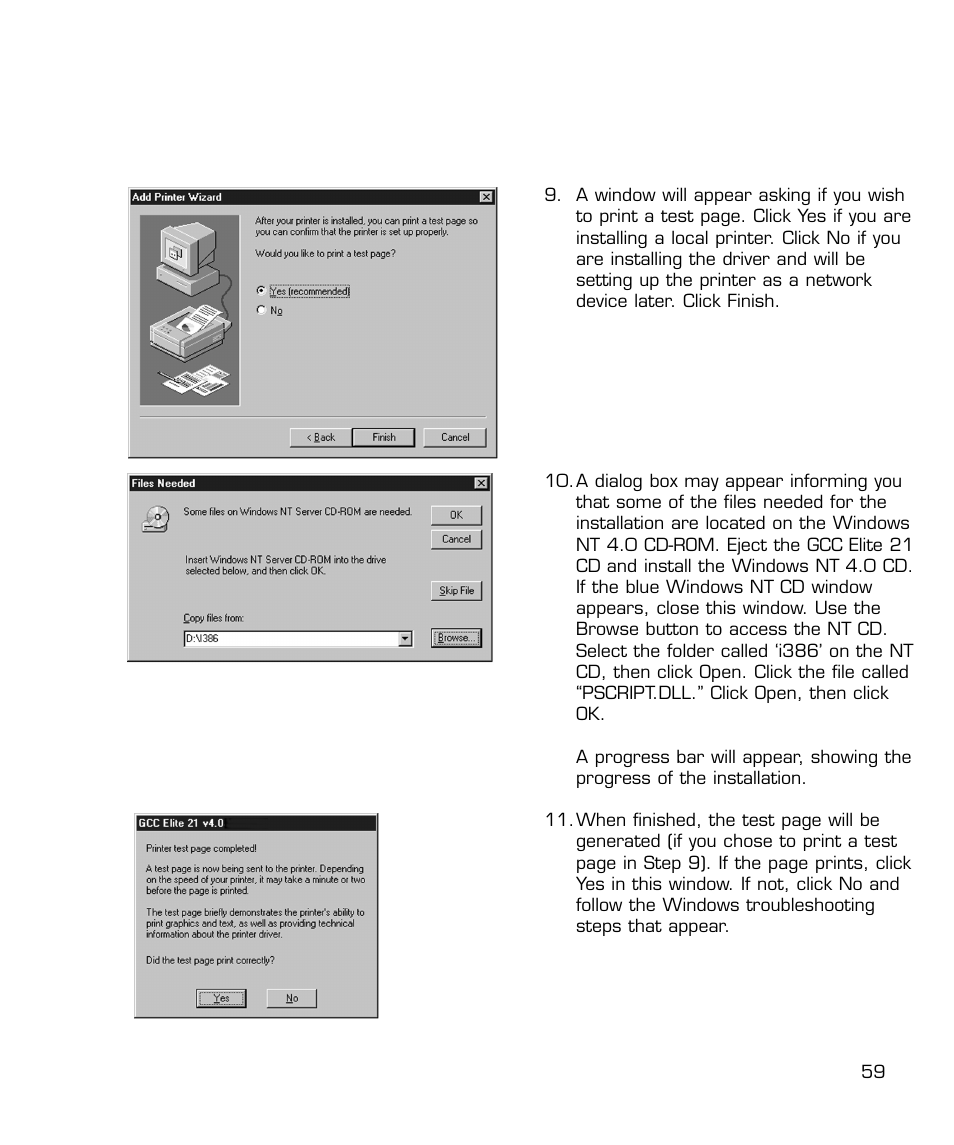 GCC Printers 21 Series User Manual | Page 62 / 95