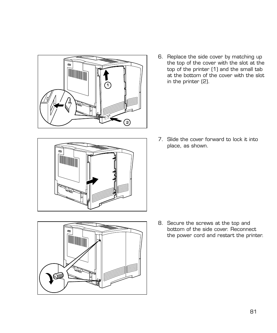 GCC Printers 21 Series User Manual | Page 84 / 95