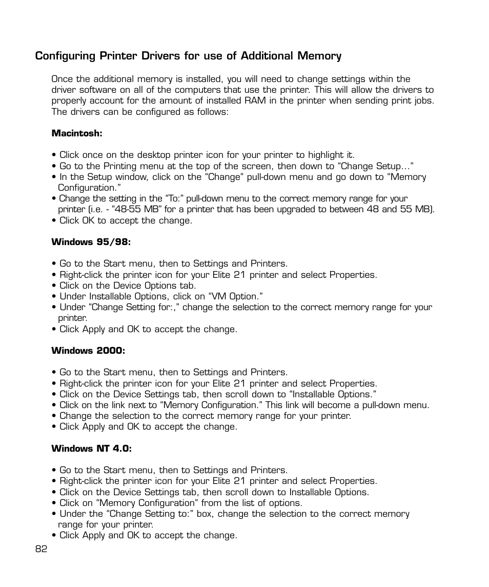 GCC Printers 21 Series User Manual | Page 85 / 95