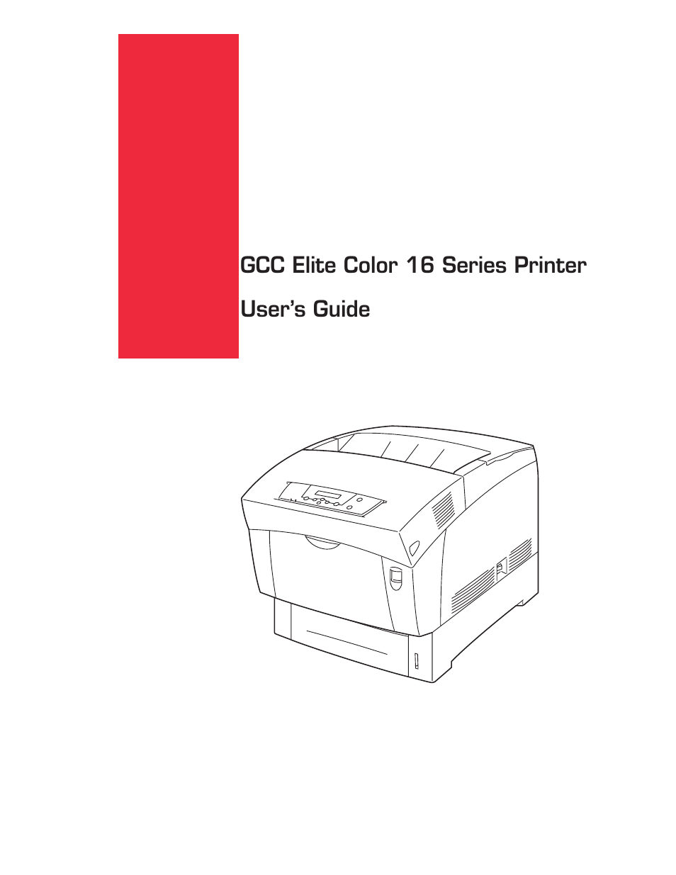 GCC Printers 16 User Manual | 196 pages