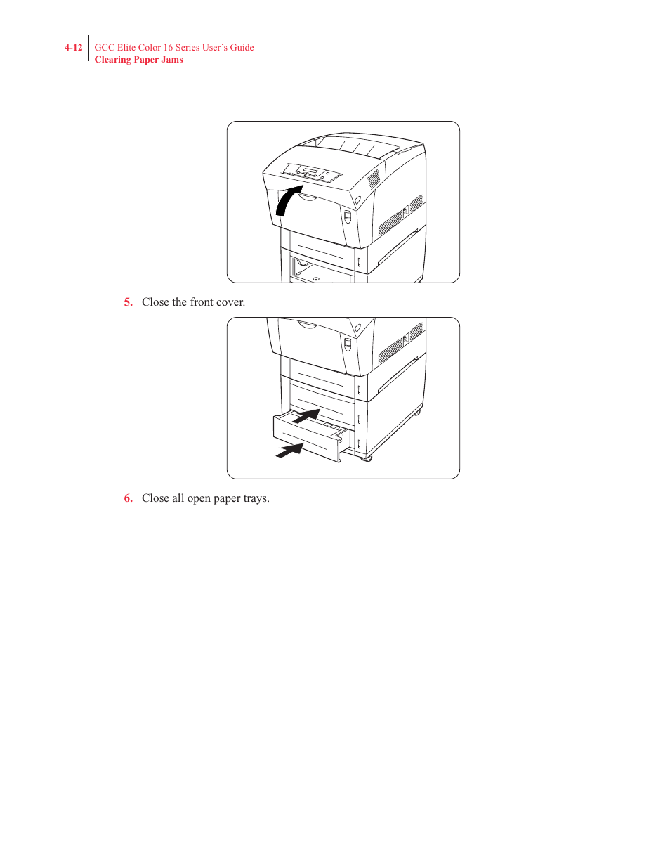 GCC Printers 16 User Manual | Page 110 / 196