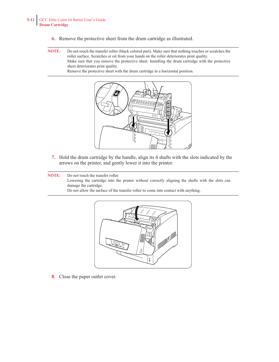 GCC Printers 16 User Manual | Page 122 / 196