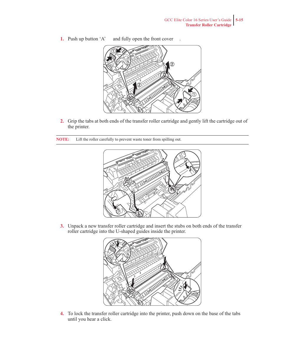 GCC Printers 16 User Manual | Page 125 / 196