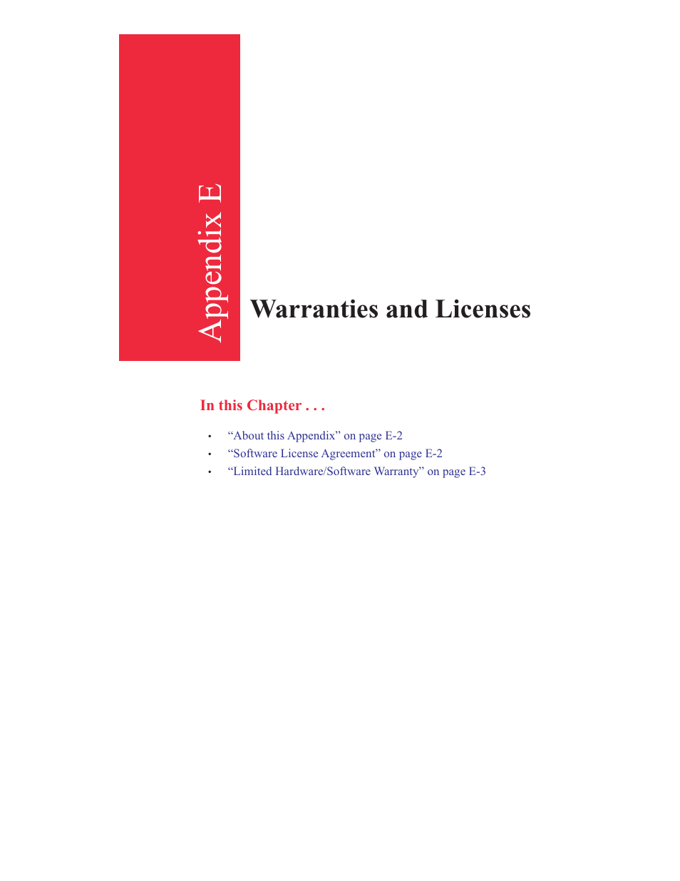 Appendix e - warranties and licenses, Appendix e, Warranties and licenses | GCC Printers 16 User Manual | Page 194 / 196