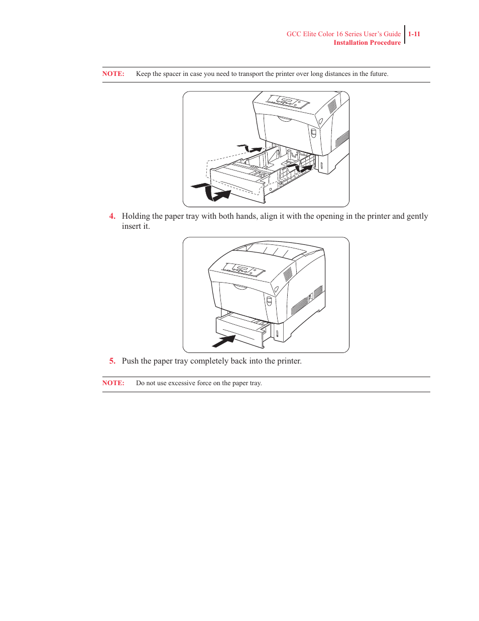 GCC Printers 16 User Manual | Page 31 / 196