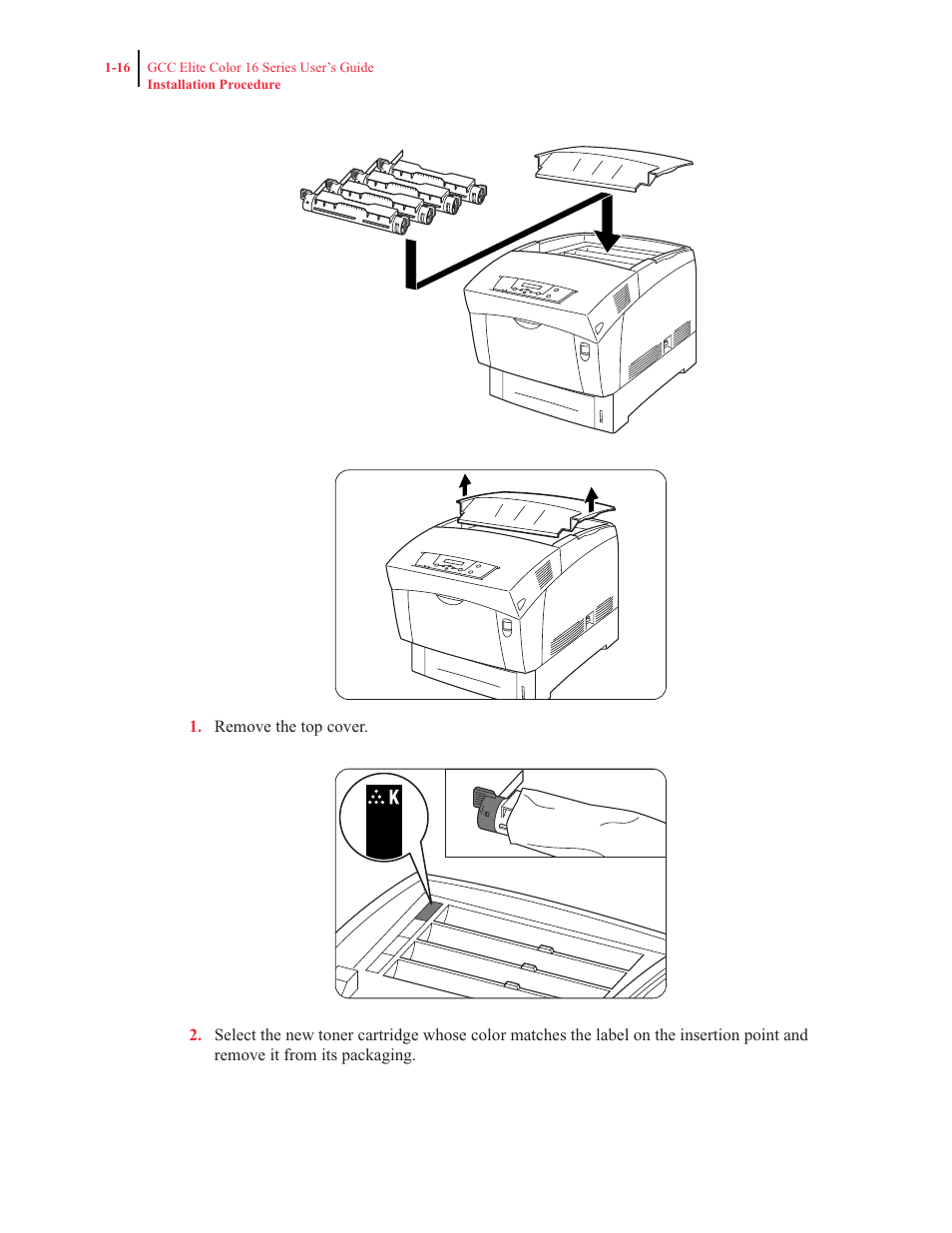 GCC Printers 16 User Manual | Page 36 / 196