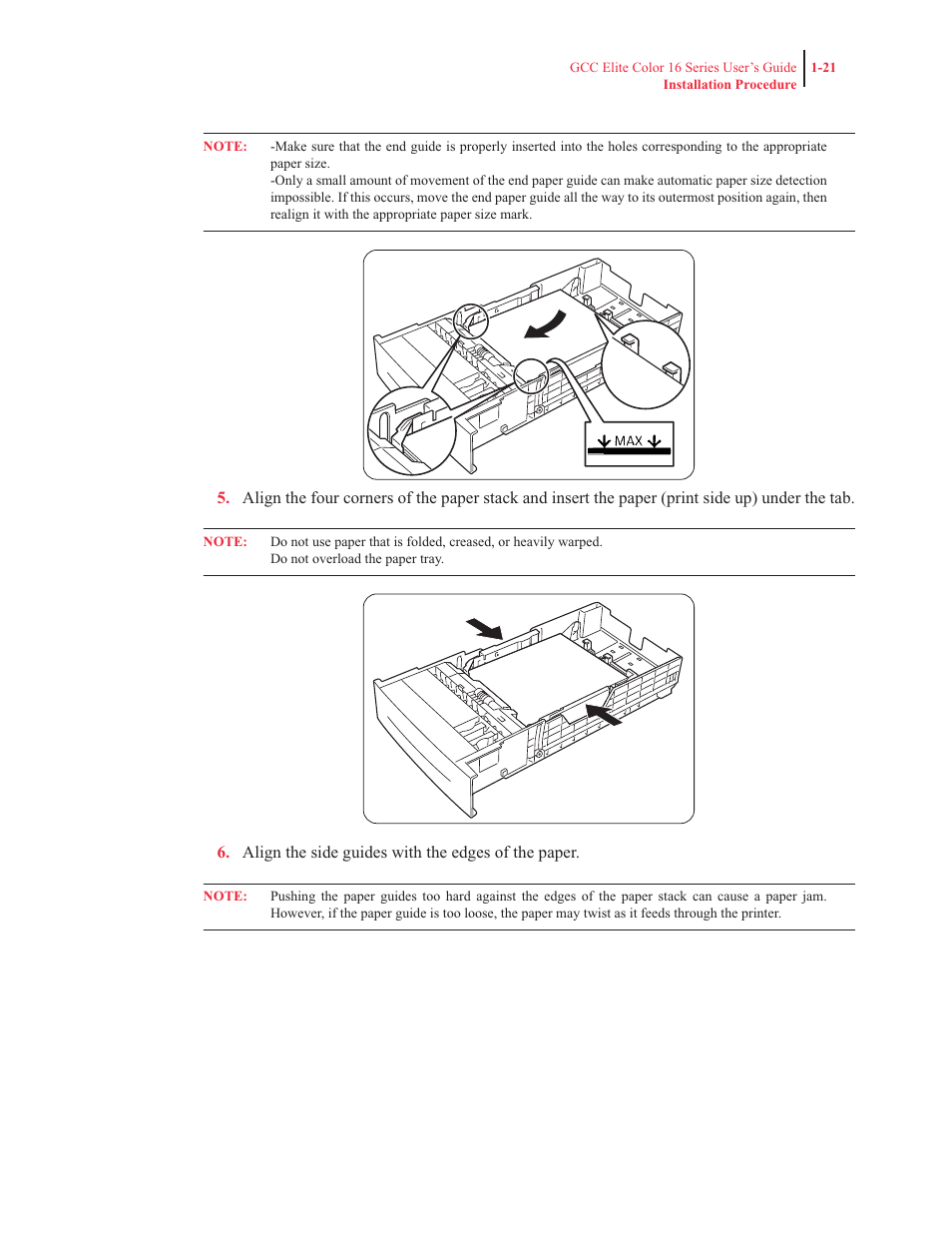 GCC Printers 16 User Manual | Page 41 / 196