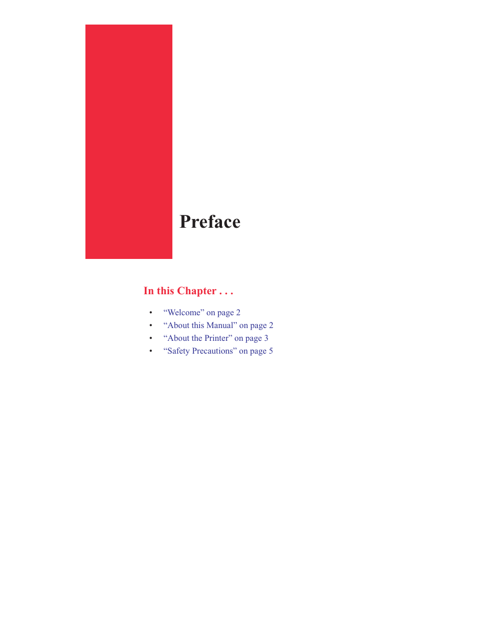 Preface | GCC Printers 16 User Manual | Page 9 / 196