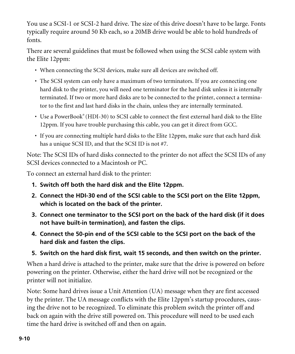 GCC Printers Elite 12ppm User Manual | Page 110 / 193