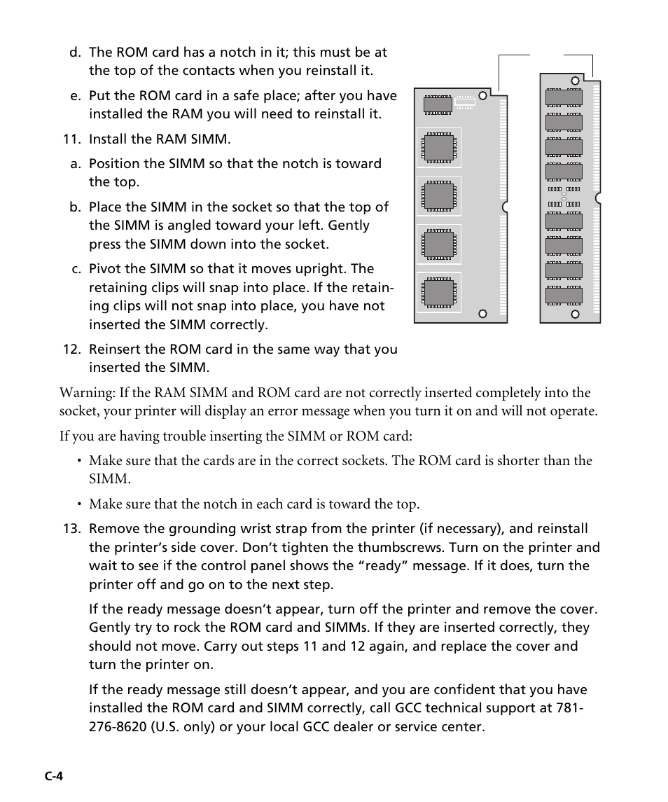 GCC Printers Elite 12ppm User Manual | Page 143 / 193