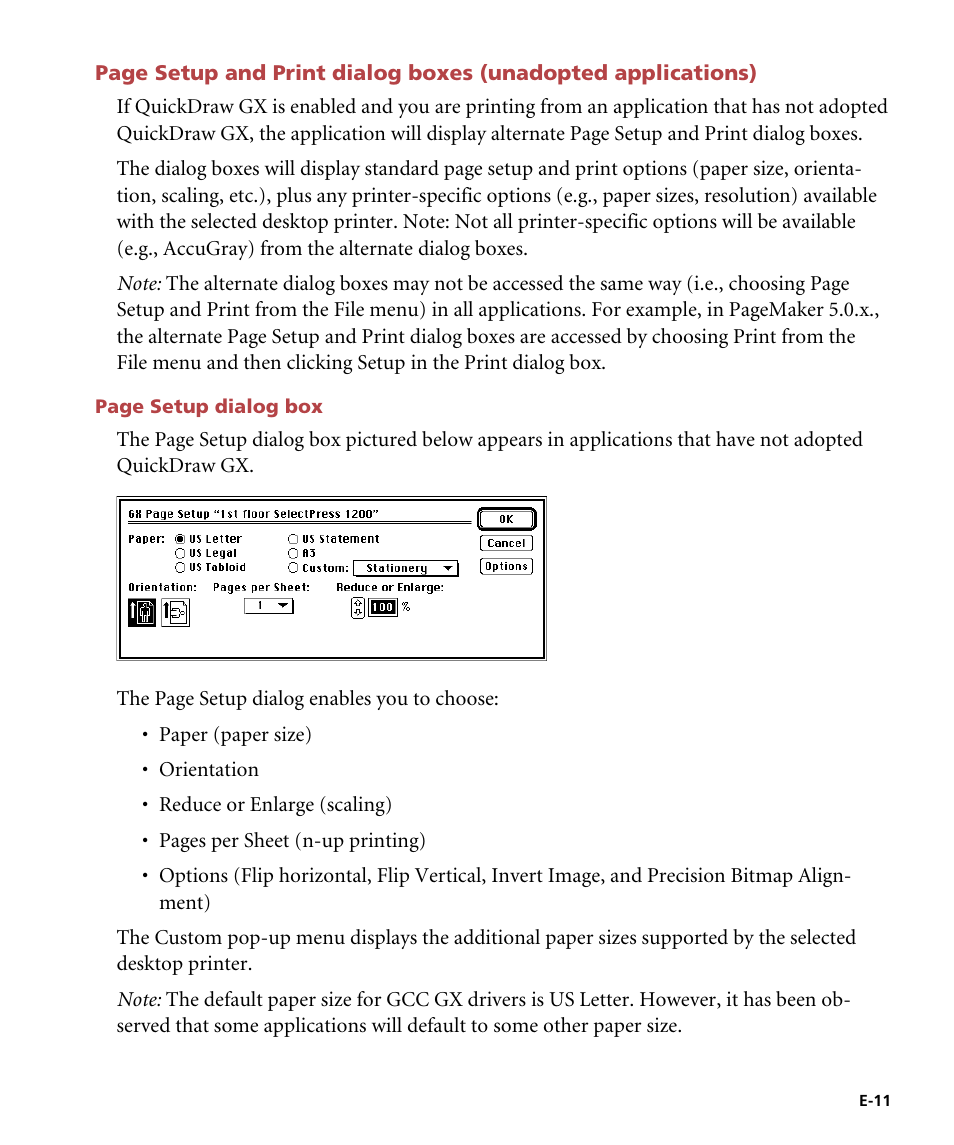 GCC Printers Elite 12ppm User Manual | Page 166 / 193