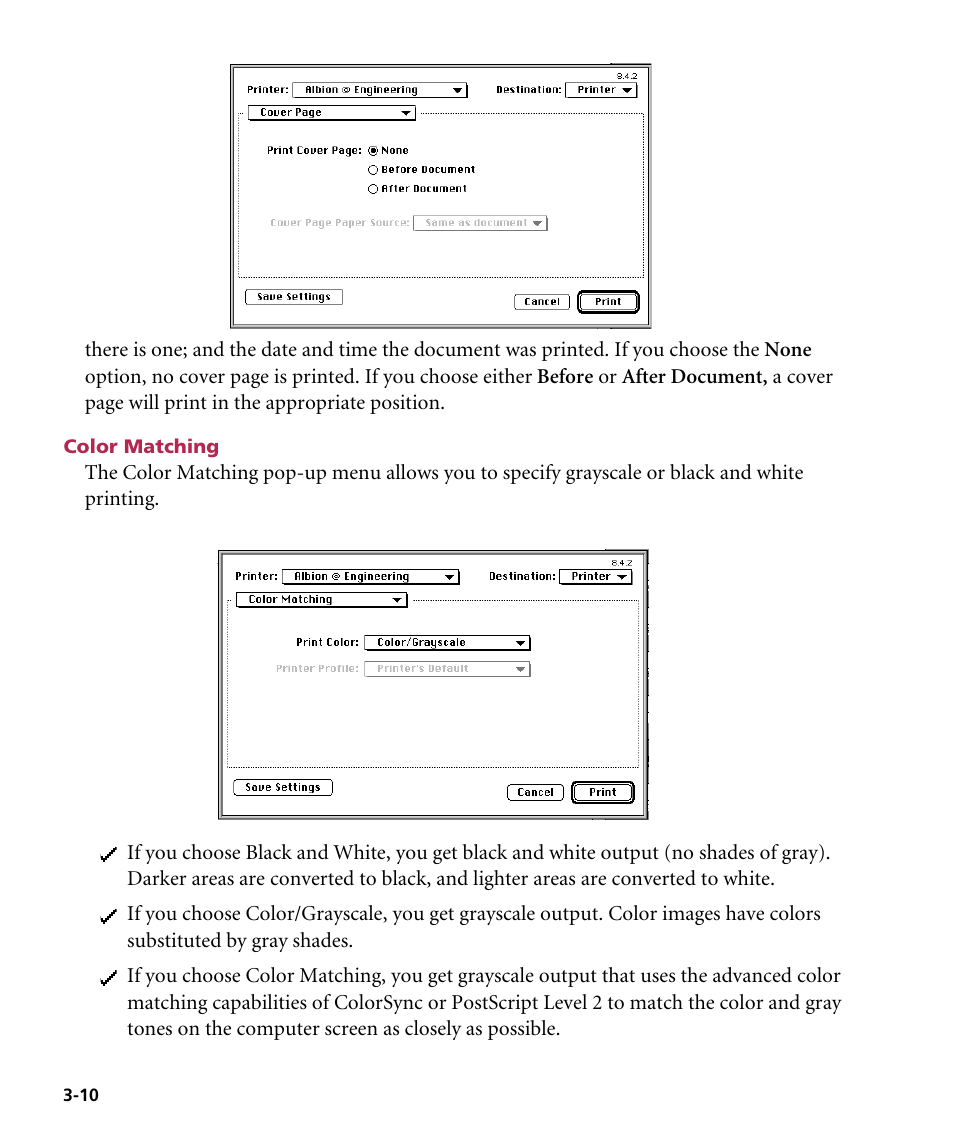 Color matching | GCC Printers Elite 12ppm User Manual | Page 46 / 193