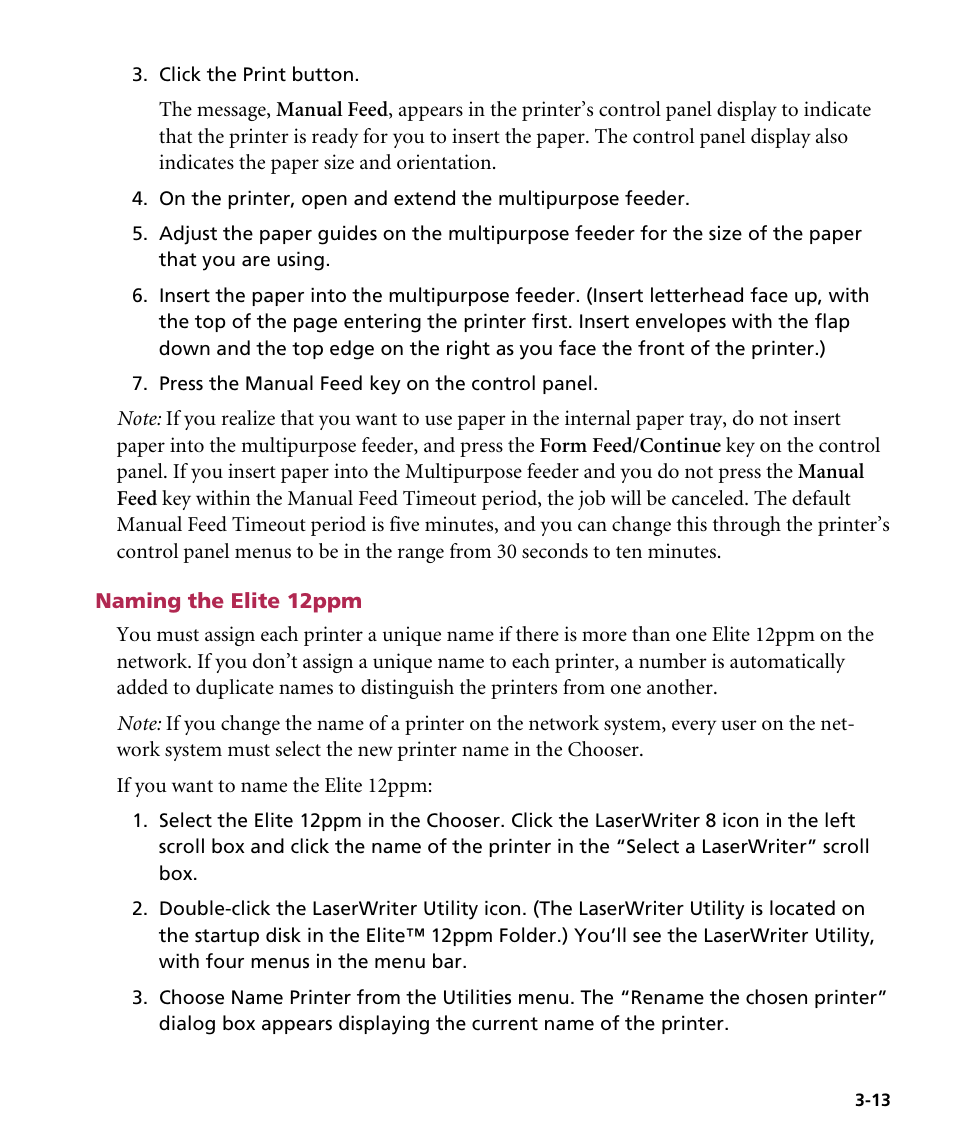 Naming the elite 12ppm | GCC Printers Elite 12ppm User Manual | Page 49 / 193