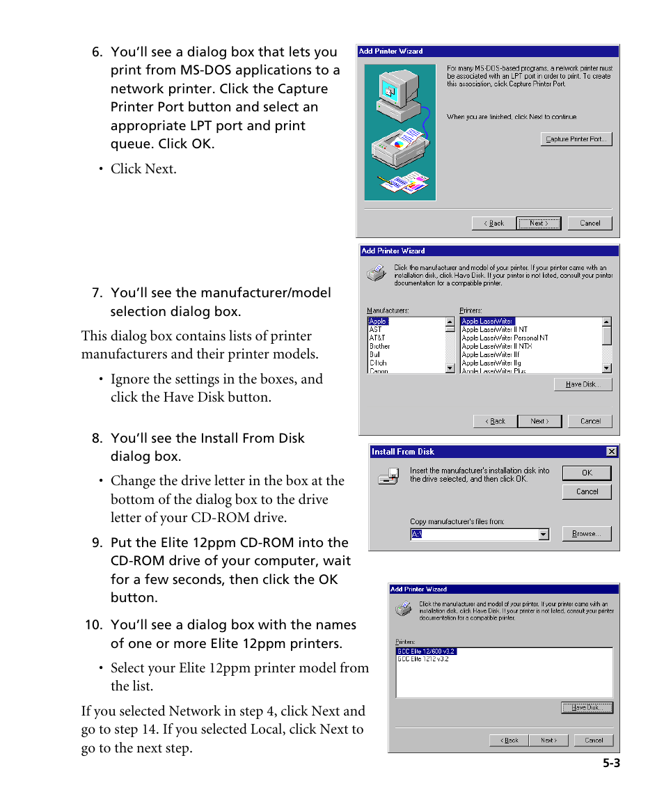 GCC Printers Elite 12ppm User Manual | Page 62 / 193