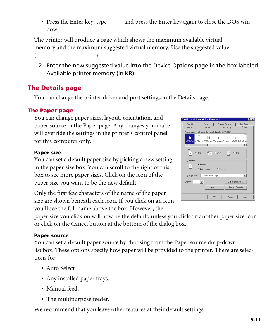 GCC Printers Elite 12ppm User Manual | Page 70 / 193