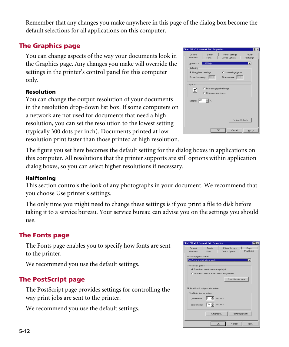 GCC Printers Elite 12ppm User Manual | Page 71 / 193