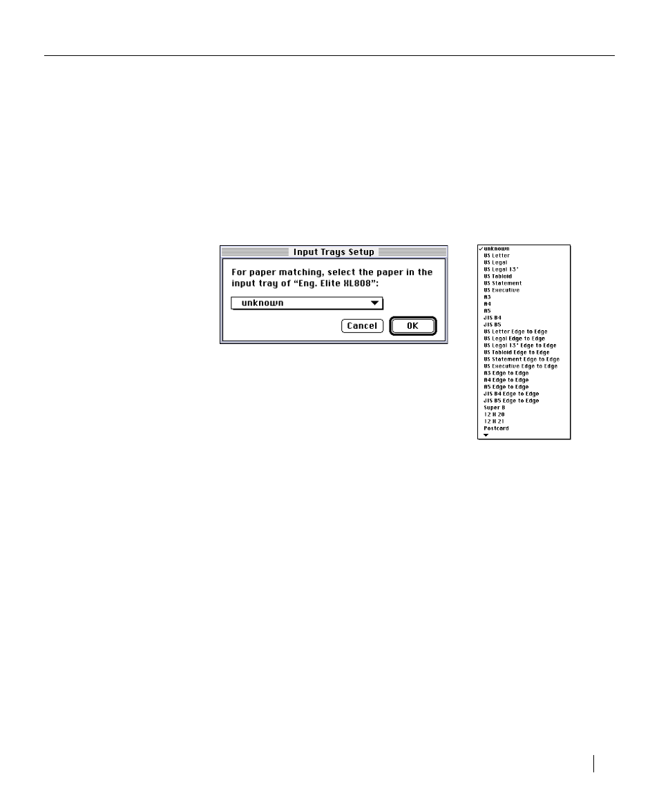 Determining input tray paper size(s), Configuring a desktop printer | GCC Printers Elite XL User Manual | Page 123 / 199