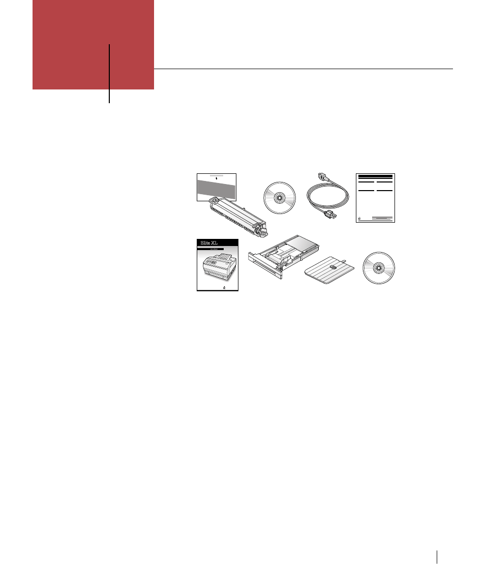 Chapter 1: setting up the elite xl, Unpacking the printer, Chapter 1 | Setting up the elite xl, Chapter | GCC Printers Elite XL User Manual | Page 15 / 199