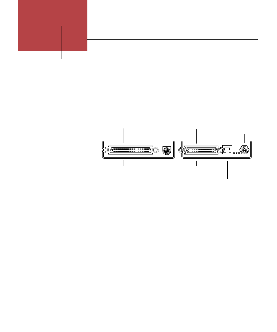 Appendix f: interface connections and pinouts, Interface connections and pinouts, Appendix | GCC Printers Elite XL User Manual | Page 186 / 199